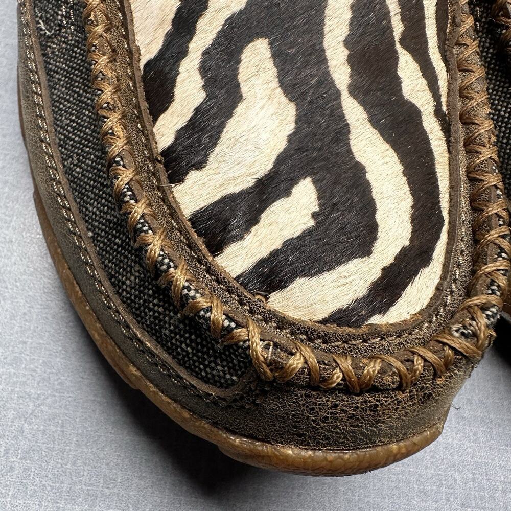 Twisted X Zebra Print driving moccasins ECO TWX‎ Women’s 9M - Picture 9 of 16
